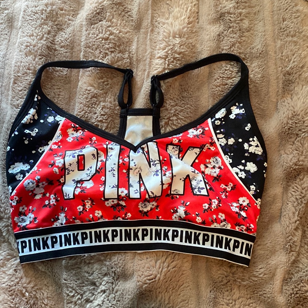Small pink sports bra